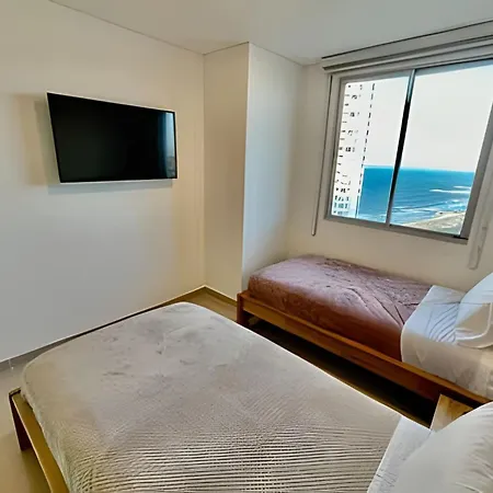 Panoramic Sea View 2 Br/pool, Gym Apartamento Cartagena